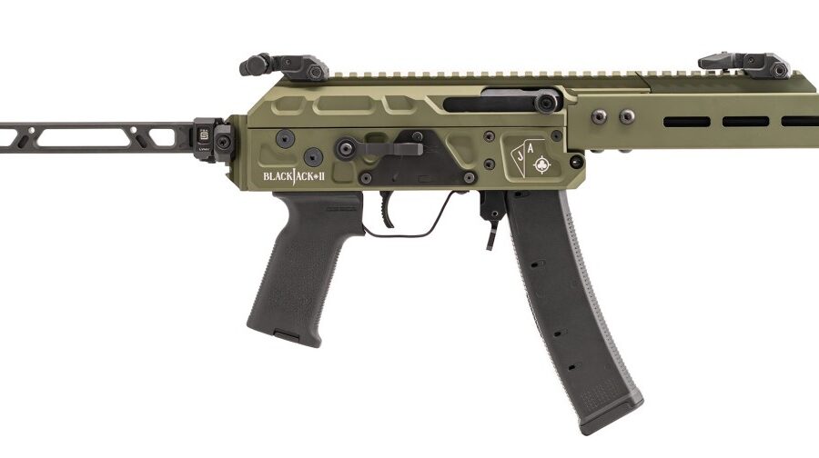 SHOW LOW MFG BLACKJACK PISTOL 8.5IN BARREL 35RD GREEN 8.5 BLCKJCK9085