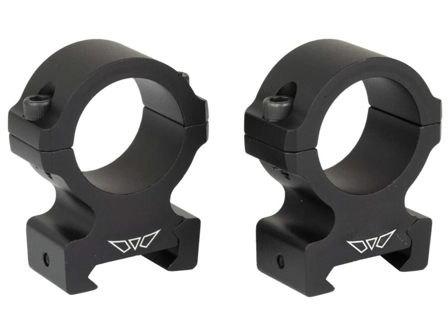 WARNE VAPOR ALUMINUM HORIZONTAL RINGS 30MM HIGH MATTE