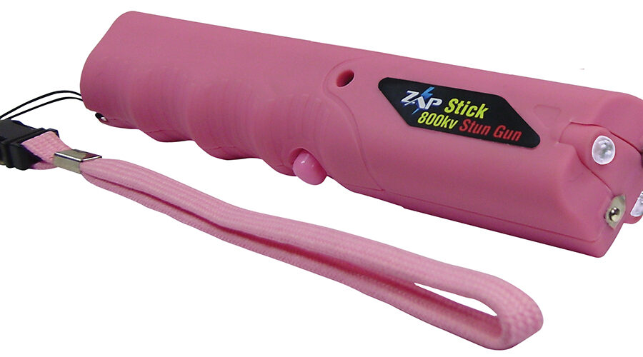 Zap ZAPSTK800FP Zap Stick Stun Gun Range of Contact Pink Plastic
