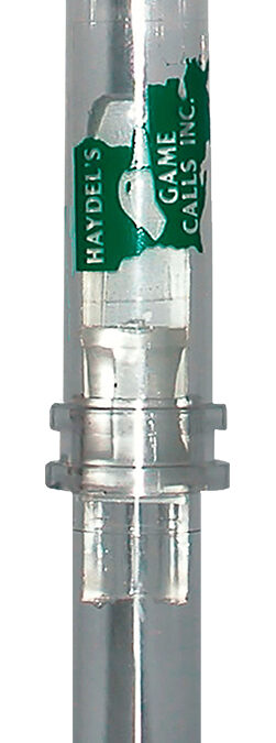 Haydel's Game Calls DR85 Double Reed  Open Call Double Reed Mallard Sounds Attracts Ducks Clear Plastic