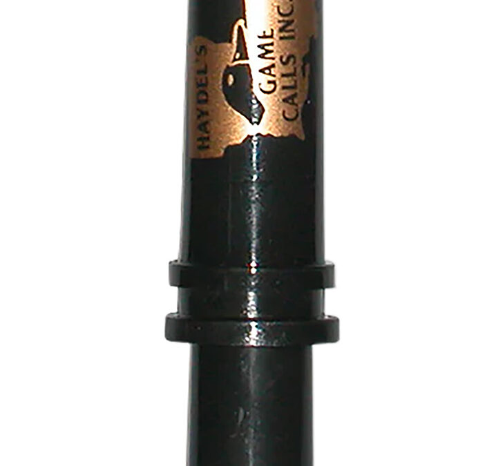 Haydel's Game Calls VTM90 Variable Tone  Open Call Double Reed Mallard Hen Sounds Attracts Ducks Black Acrylic
