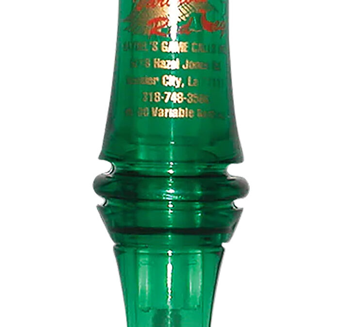 Haydel's Game Calls VR00 "Redleg" Mallard Variable Tone Open Call Double Reed Mallard Sounds Attracts Ducks Green Plastic