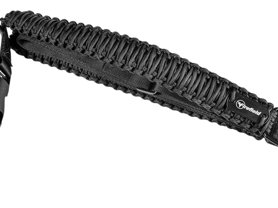 Firefield FF46000 Single Point Tactical Sling Black Nylon Paracord 28"-31" OAL Adjustable Rifle