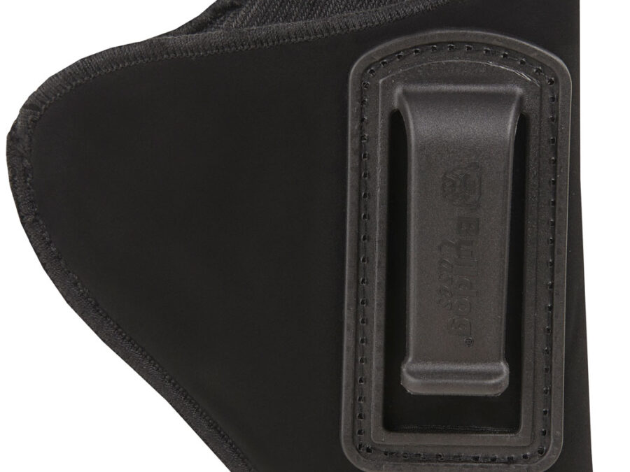 Bulldog DIP20 Deluxe  IWB Black Suede Like Belt Clip Fits Glock 42/43/Ruger LC9/2-3" Barrel Right Hand
