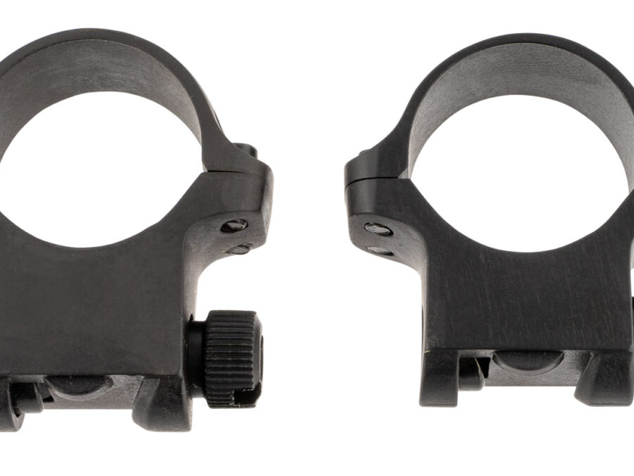 Ruger 90411 4BHM/5BHM Scope Ring Set  Matte Black 1" Medium