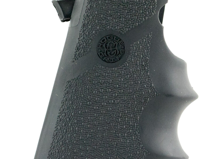 Hogue 14000 Rubber Grip  Black Rubber with Finger Grooves for Para Ordnance P-14