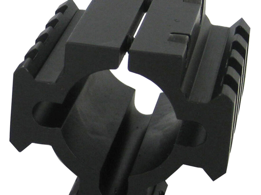 TacStar 1081100 Shotgun Rail Mount Black 1.80" Long