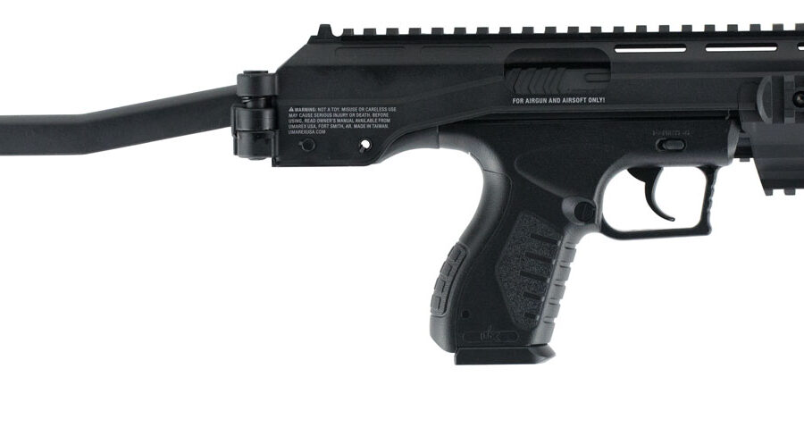 Umarex USA 2254824 TAC Carbine  CO2 177 BB 19+1 Shot Drop Free Magazine, Tactical Folding Fore Grip & Stock, Optics Ready