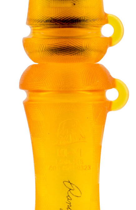 Primos 315 KI-YI  Open Call Dog Sounds Attracts Predators Orange Plastic