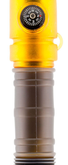 Primos 736 Power  Grunter Call Double Reed Mule Deer Sounds Attracts Blacktail/Mule Deer Features Built in Compass Black/Gold