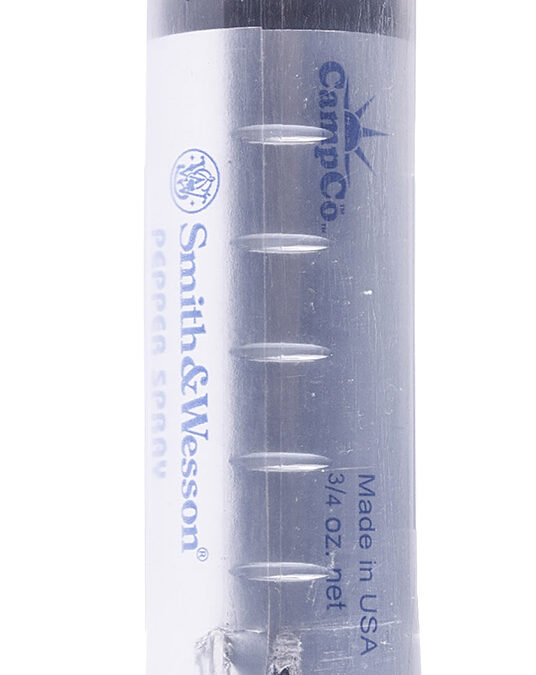 S&W Pepper Spray 1251 Pepper Spray  OC Pepper Range 10 ft 0.75 oz Clear Includes Keycap