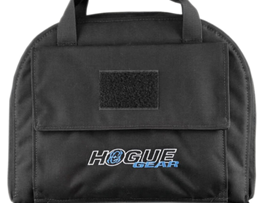 Hogue 59250 Pistol Bag  Medium Black Nylon with Front Pocket 9" x 12" Interior Dimensions