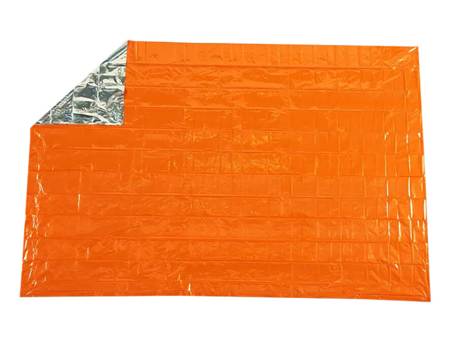 Survive Outdoors Longer 01401222 SOL Emergency Blanket Warmth Waterproof Orange Metalized Polyethylene