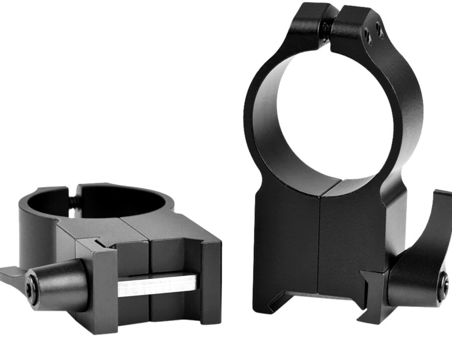 Warne 217LM Vertical Rings Maxima Matte Black 30mm Ultra High Quick Detach 0 MOA