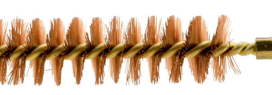 Pro-Shot 45BC Chamber Brush  .45 Cal Pistol #8-32 Thread Bronze Bristles Brass Core