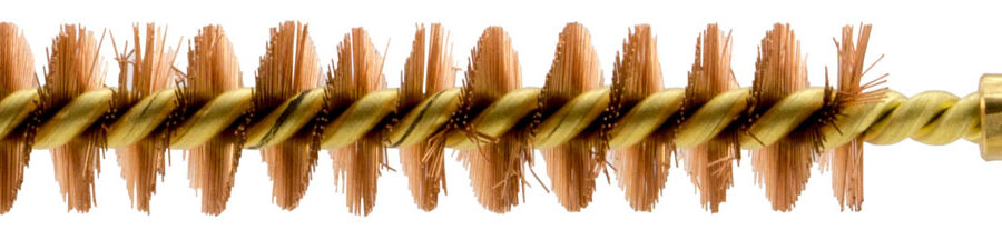 Pro-Shot 38BC Chamber Brush  .38 Cal Pistol #8-32 Thread Bronze Bristles Brass Core