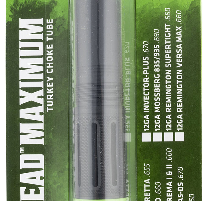 Primos 69402 JellyHead Maximum  Benelli/Beretta Mobil 12 Gauge Turkey Ported Steel Black-T Coating
