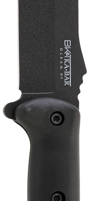 Ka-Bar BK10 Becker Crewman 5.50" Fixed Clip Point Plain Black 1095 Cro-Van Blade, Black Ultramid Handle, Includes Sheath