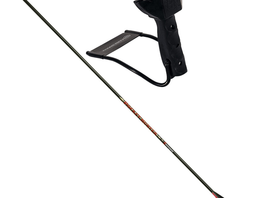 Marksman 3075 Marksman 3075 Pocket Hunter Slingshot Black Steel Frame Black Molded Handle