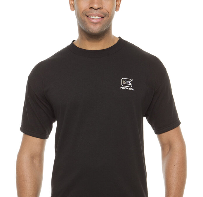 Glock AA11003 Perfection  Black Pre-Shrunk Cotton Short Sleeve 2XL