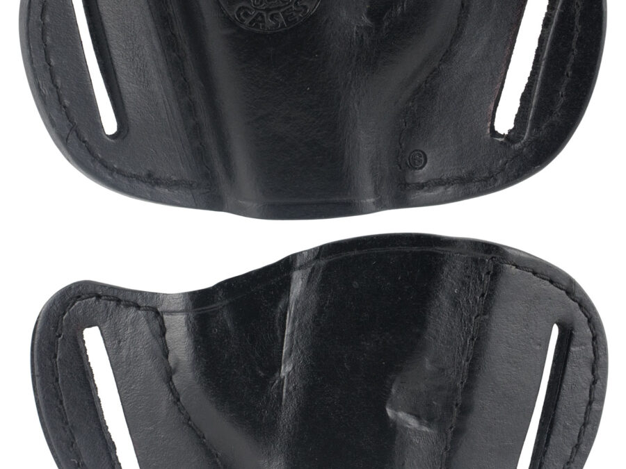 Bulldog MLBS Molded  OWB Black Leather Belt Slide Fits Bersa Thunder 380 Fits Ruger LCP Fits Sig 230 Right Hand