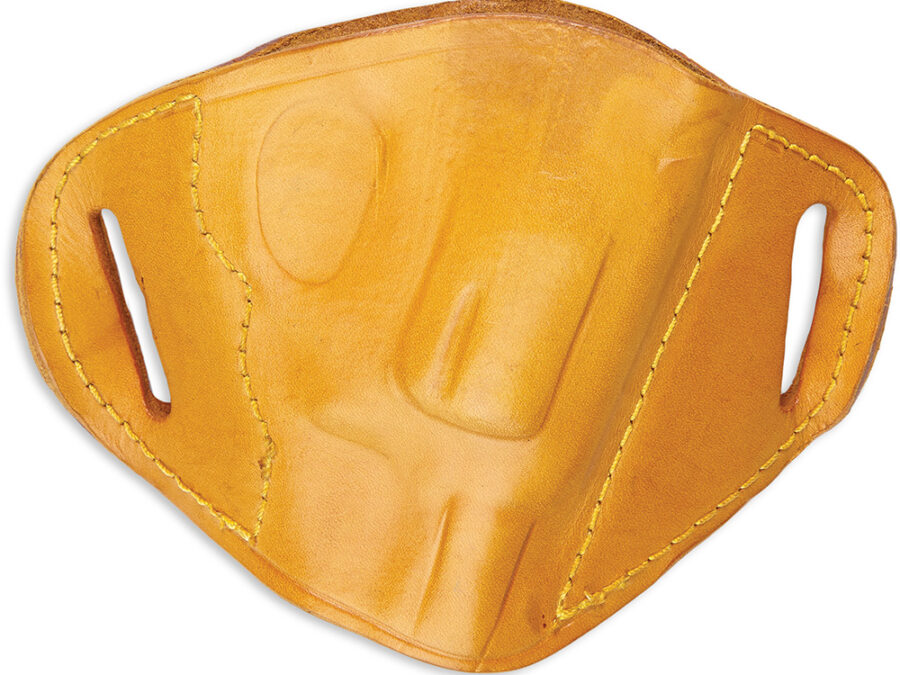 Bulldog MLTS Molded  OWB Tan Leather Belt Slide Fits Bersa Thunder 380 Fits Ruger LCP Fits Sig 230 Right Hand
