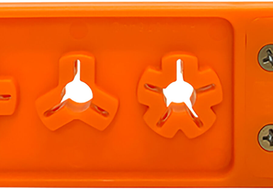 AccuSharp 013C Broadhead Sharpener & Wrench Tungsten Carbide Sharpener Orange