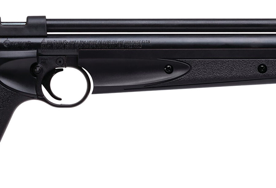 Crosman P1377 American Classic Pump Pistol 177 1rd Rifled Steel Barrel, Fixed Front/Adjustable Rear Sights, Black Polymer Grips, Crossbolt Safety