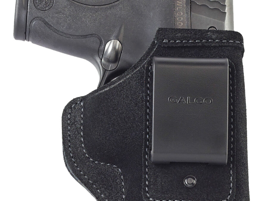 Galco STO266B Stow-N-Go  IWB Black Leather Belt Clip Fits 1911 4-4.25" Barrel Right Hand