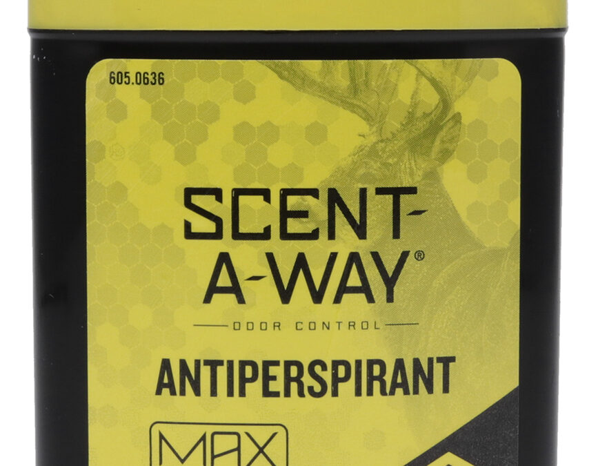 Scent-A-Way 07739 Max Antiperspirant Odor Eliminator Odorless Scent 2.25 oz Stick