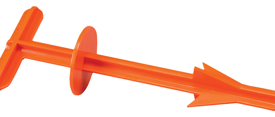 Hunters Specialties 00631 Butt Out 2  Orange Plastic