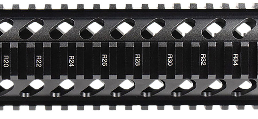 Aim Sports MT061 AR Handguard  10" Mid-Length Style Made of Aluminum with Black Anodized Finish & Quad Rail