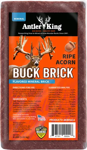 ANTLER KING RIPE ACORN BUCK - BRICK MINERAL 4#