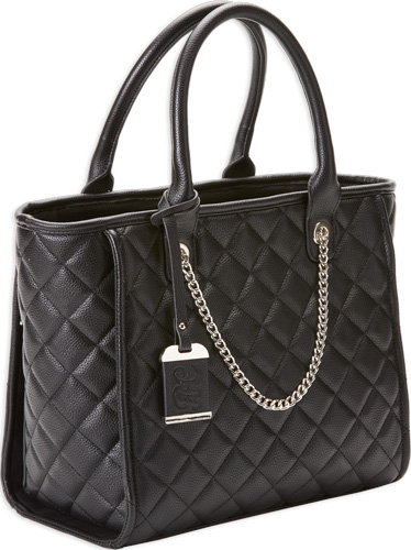 BULLDOG CONCEALED CARRY PURSE - QUILTED TOTE STYLE BLACK<