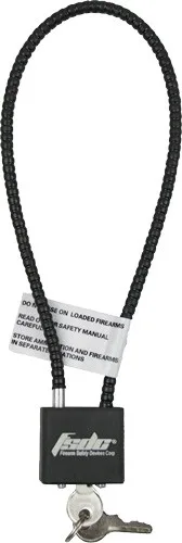 REGAL CABLE LOCK 15" COATED - 1-PK W/2 KEYS CA DOJ APPROVED