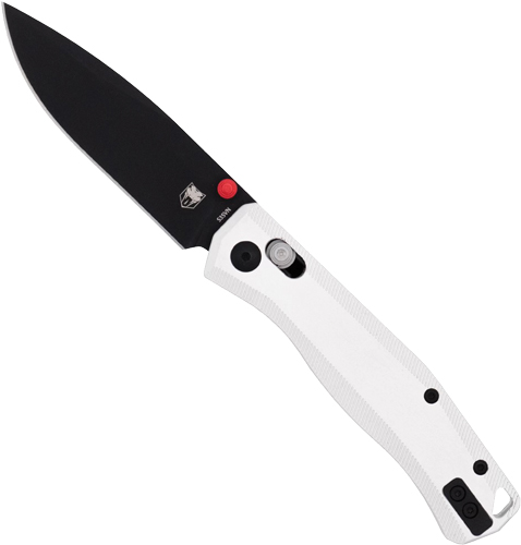 COBRATEC REGENT BAR LOCK FLDR - 3.25" SILVER/BLACK S35VN BLD