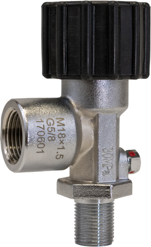 HATSAN TACTAIR PCP DIN VALVE - FITS 6.8L CF FILL TANK 4500PSI