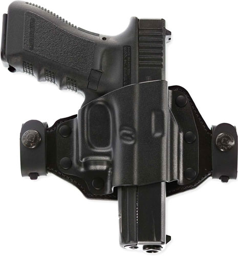 GALCO QUICK SLIDE BELT HOLSTER - RH HYBRID S&W M&P 9/40 BLACK