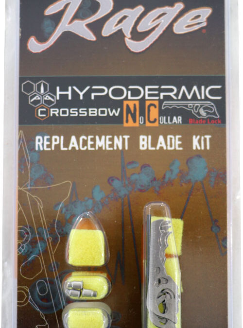 RAGE REPLACEMENT BLADES - HYPODERMIC XBOW NO-COLLAR