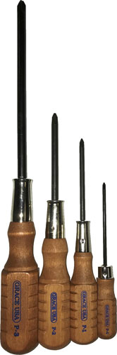 GRACE USA SCREWDRIVER SET - 4PC PHILLIPS