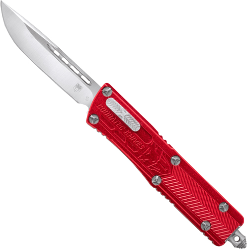 COBRATEC SMALL SIDWINDER OTF - RED 2.5" DROP POINT