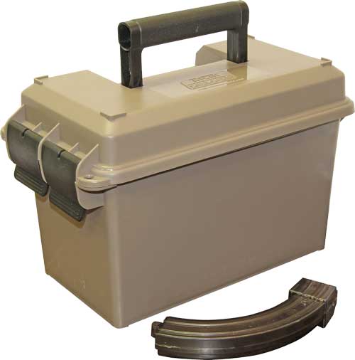 MTM 10/22 EXTENDED MAG CAN - DARK EARTH HOLDS 12 10/22 MAGS