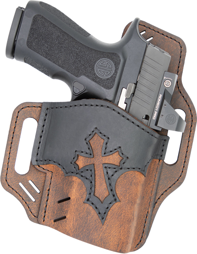 VERSACARRY GUARDIAN ARC ANGEL - OWB HOLSTER SZ 4 BROWN