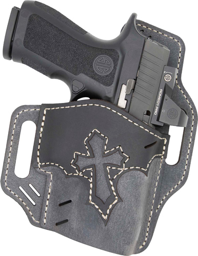 VERSACARRY ARC ANGEL HOLSTER - OWB GREY/BLACK SIZE 4