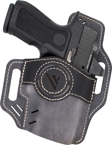 VERSACARRY LUNA HOLSTER OWB - GREY BASE BLACK PATCH SIZE 3