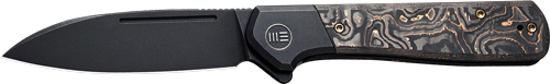 WE KNIFE SOOTHSAYER 3.48" - BLACK TITANIUM/BLACK STONEWASH