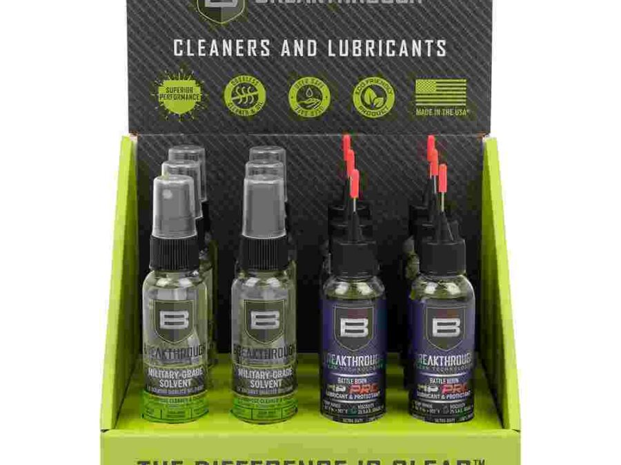Allen Breakthrough Clean Technologies Cleaner and Lubricant Mini 12 Pack Display