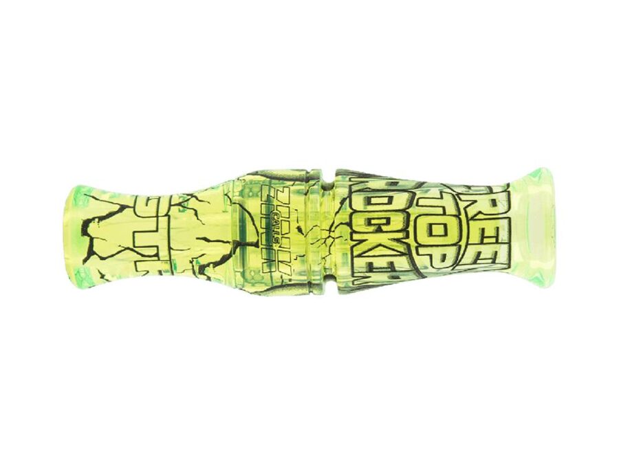 Zink Green Top Rocker Duck Mouth Call Interference Green