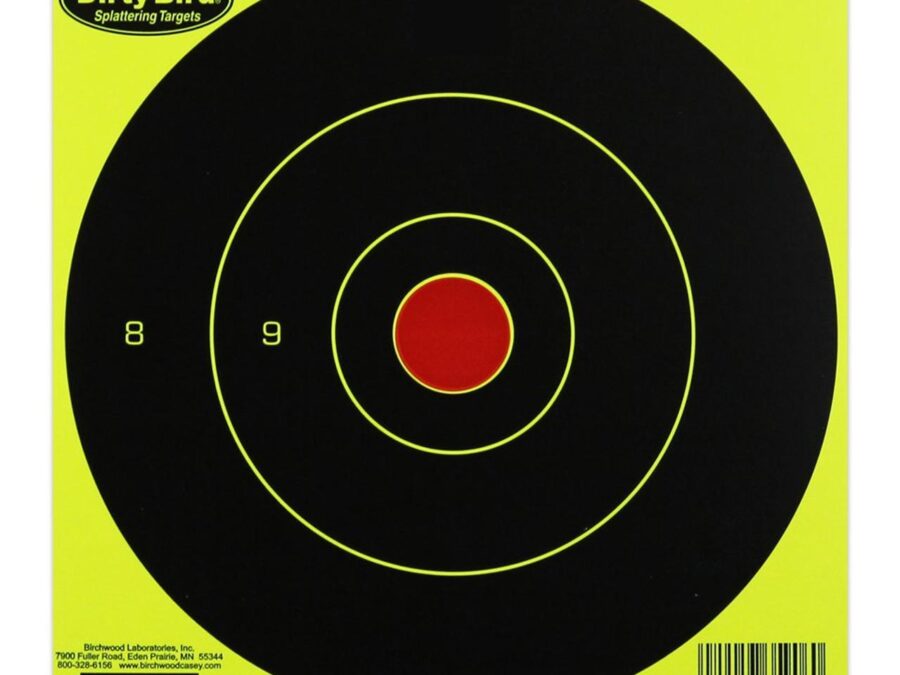 Birchwood Casey Dirty Bird 6" Yellow Bull's Eye Targets 100/ct