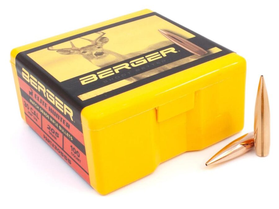 30 CALIBER 205 GRAIN ELITE HUNTER BULLETS 100CT